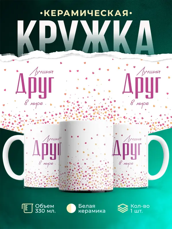 Кружка Лучший в мире Друг