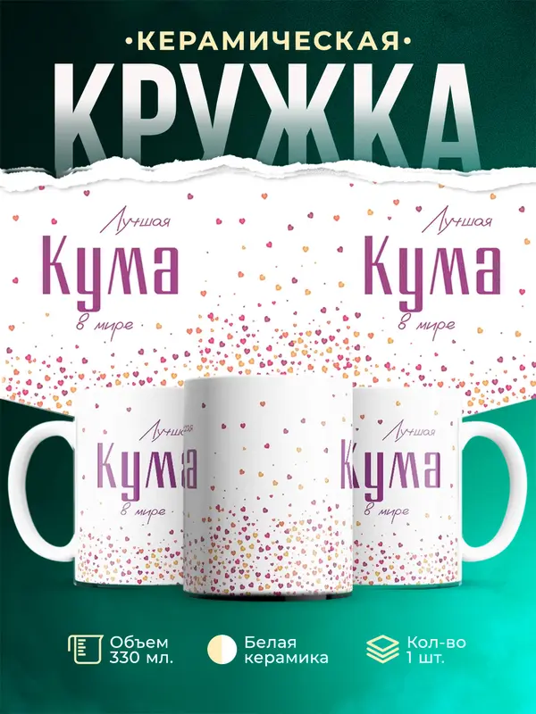 Кружка Лучшая в мире Кума