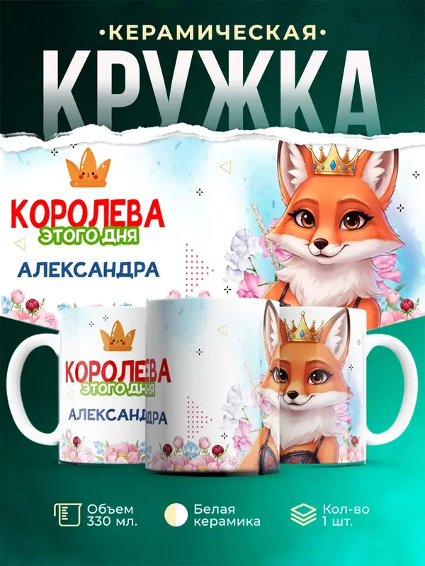 Кружка Королева этого дня - Александра