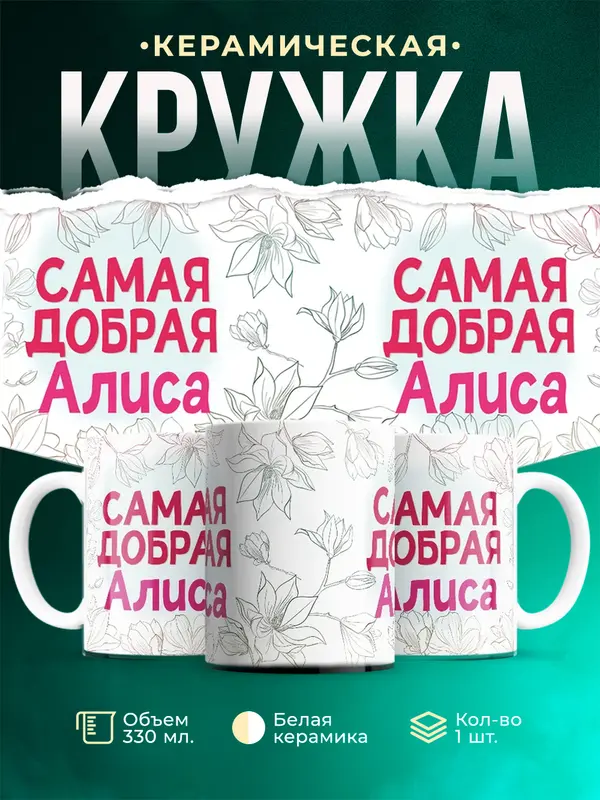 Кружка самая добрая Алиса