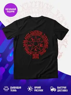 Футболка черная Alucard Pentagram