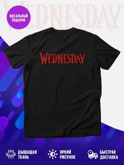 Футболка Wednesday в лесу