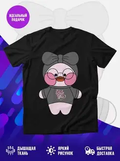 Футболка LALAFANFAN - Pink Duck /
