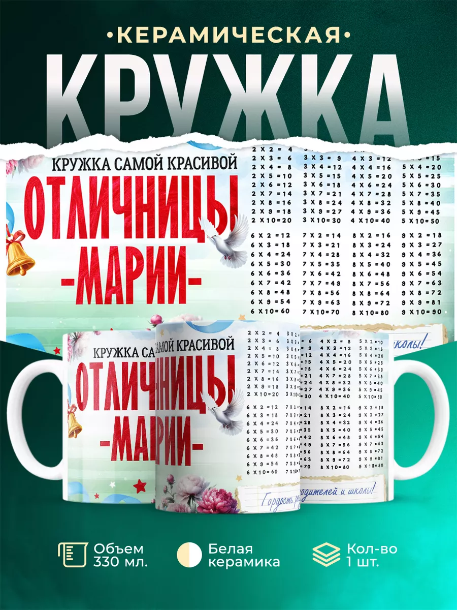 Кружка Отличница Мария