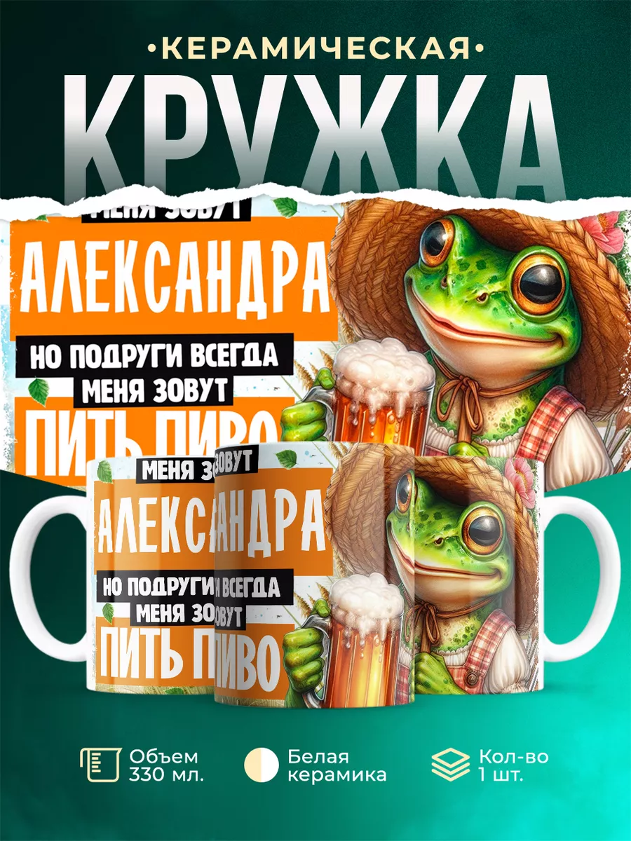 Кружка Меня зовут Александра
