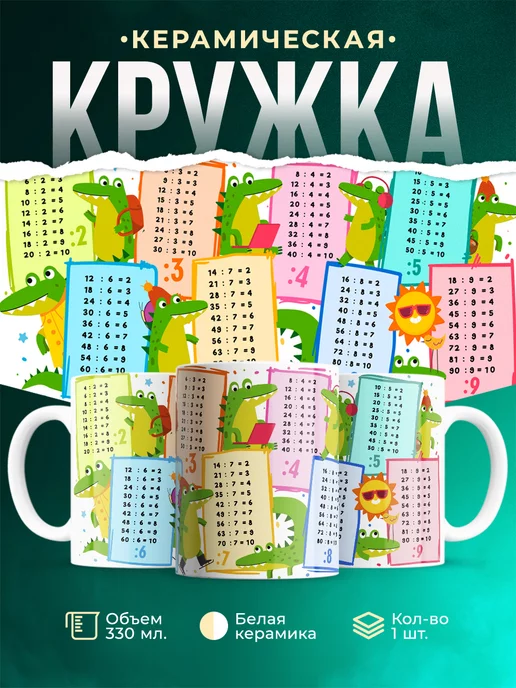 Кружка Школа Таблица деления