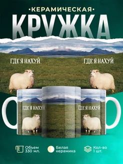 Кружка Шуточная кружка Где я