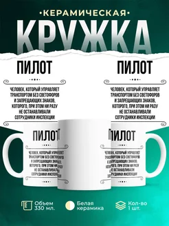 Кружка профессия Пилот