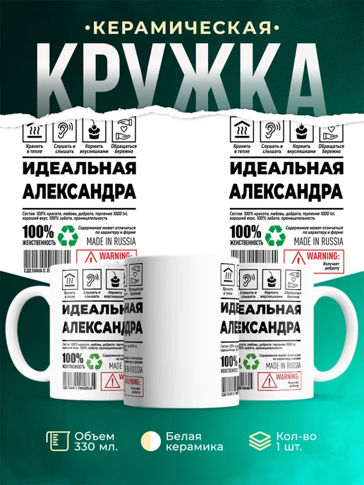 Кружка идеальная Александра