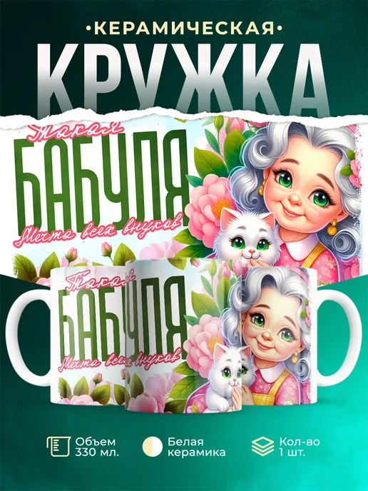Кружка Семья Мечта всех внуков