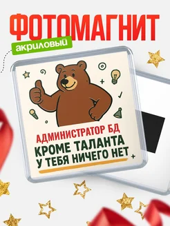 Купить магнит Администратор бд кроме таланта в подарок с доставкой по России
