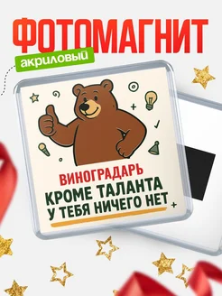 Купить магнит Виноградарь кроме таланта в подарок с доставкой по России