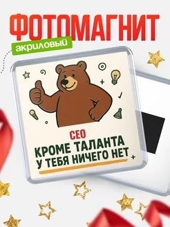 Купить магнит Сео кроме таланта в подарок с доставкой по России