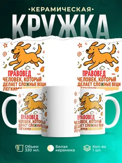 Купить кружку с принтом Правовед в подарок кадровику с доставкой по России