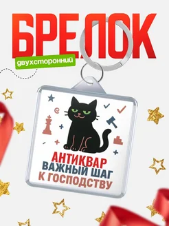 Купить брелок кот удачи Антиквар менеджер с доставкой по России