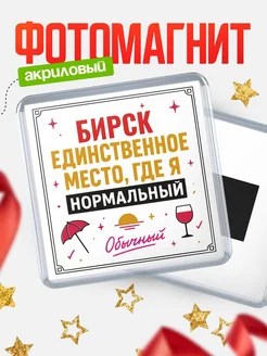 Купить магнит с именем Бирск с доставкой по России — ироничный подарок