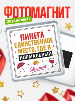 Купить магнит с именем Пинега с доставкой по России — ироничный подарок