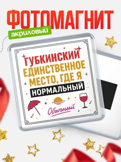 Купить магнит с именем Губкинский с доставкой по России — ироничный подарок