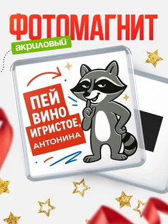 Купить магнит с именем Антонина с енотом с доставкой по России