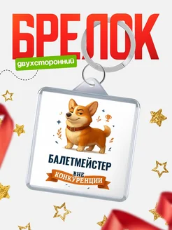 Купить брелок с корги Балетмейстер с доставкой по России — оригинальный подарок