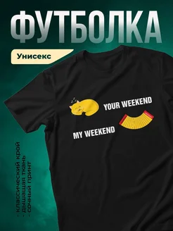 Купить футболку чёрную с принтом кота и аккордеона с доставкой