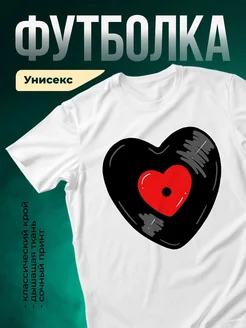 Купить футболку с готическим принтом сердце в крыльях с доставкой по России
