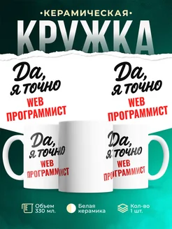 Купить кружку с приколом для Web программист с доставкой по России