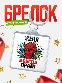 Купить брелок с принтом «Женская сила» — оригинальный подарок с доставкой