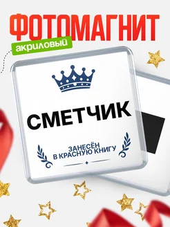 Купить магнит сувенирный 65мм Сметчик — именной подарок с доставкой по России