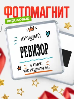 Купить магнит сувенирный 65мм «Лучший Ревизор в мире» в подарок с доставкой