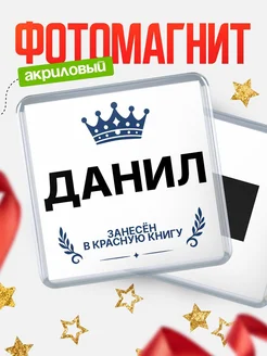 Купить магнит сувенирный 65мм Данил — король красной книги с доставкой по России