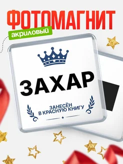 Купить магнит сувенирный 65мм Захар — король красной книги с доставкой по России