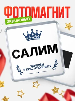 Купить магнит сувенирный 65мм Салим — король красной книги с доставкой по России